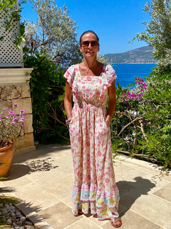 Tamariu dress in yellow