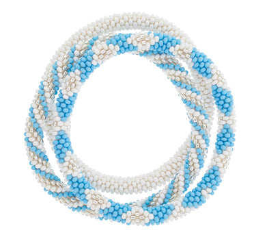 Carolina blue bracelet trio