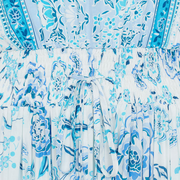 Positano dress in blue