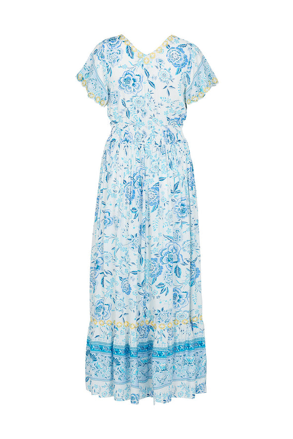 Positano dress in blue