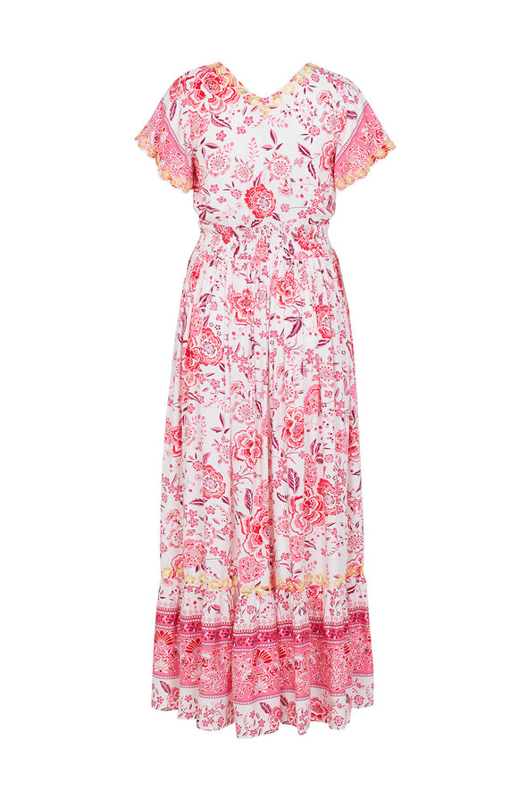 Sample: Positano dress in pink (UK size: 8-10)
