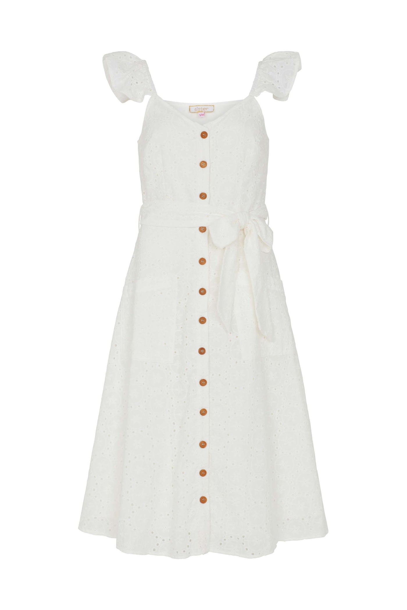 Paloma broderie anglaise dress sizes small and medium