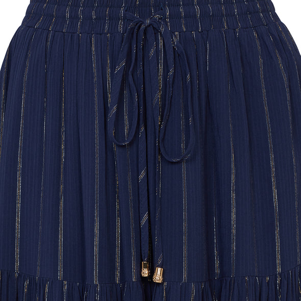 Poppit sparkle skirt in navy
