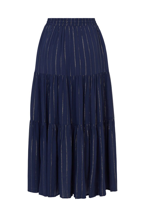 Poppit sparkle skirt in navy