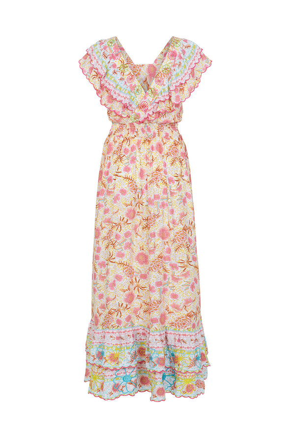 Tamariu dress in yellow